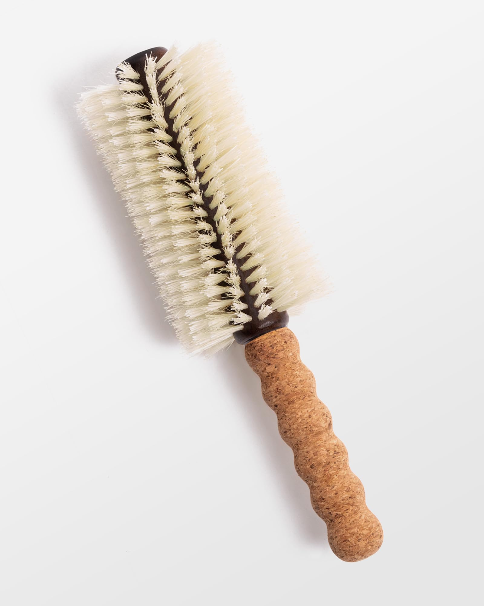 Dom Dom bristle closeup showing boar and nylon blend for smooth shiny hair