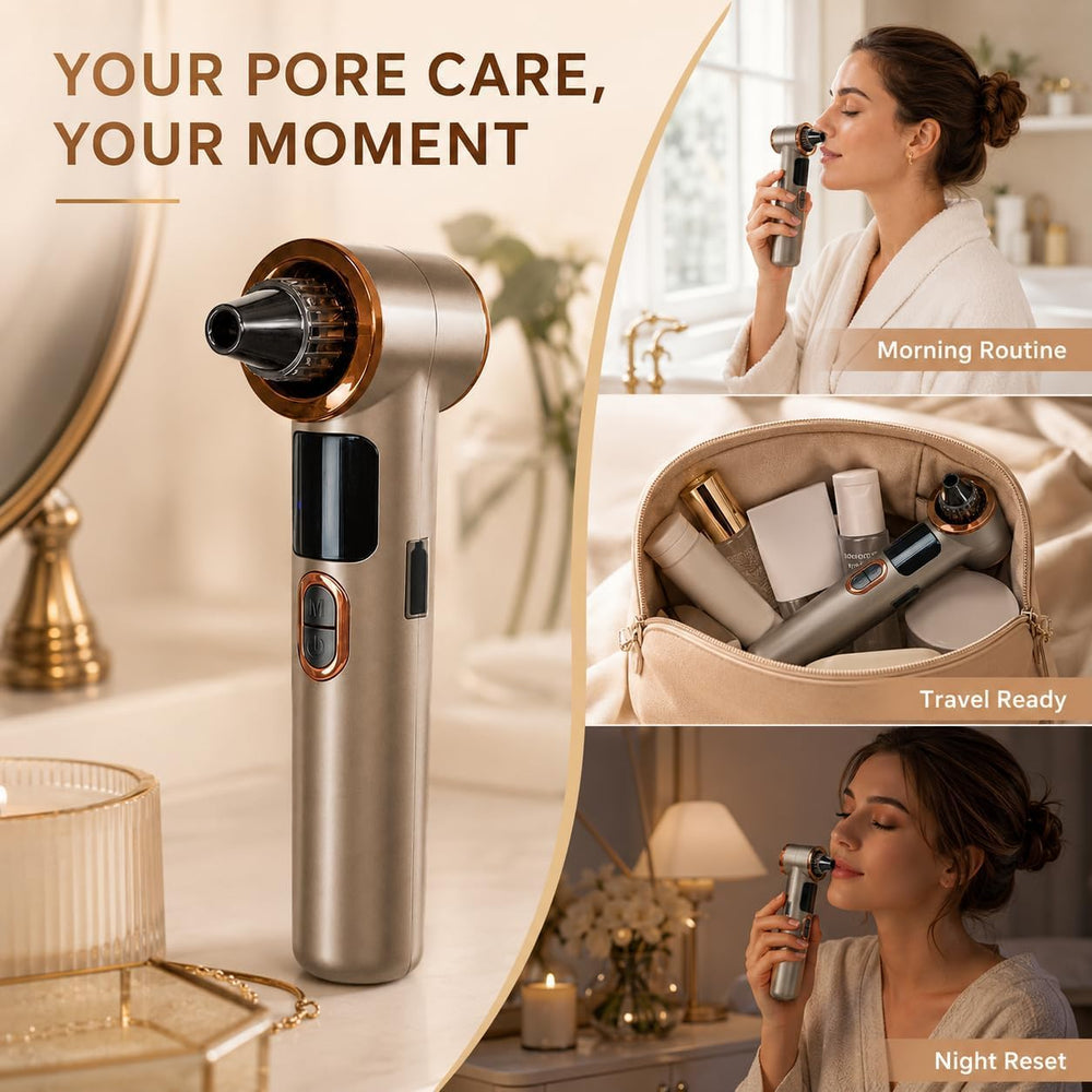 Domelisq packed travel-ready in a case for convenient skincare on the go