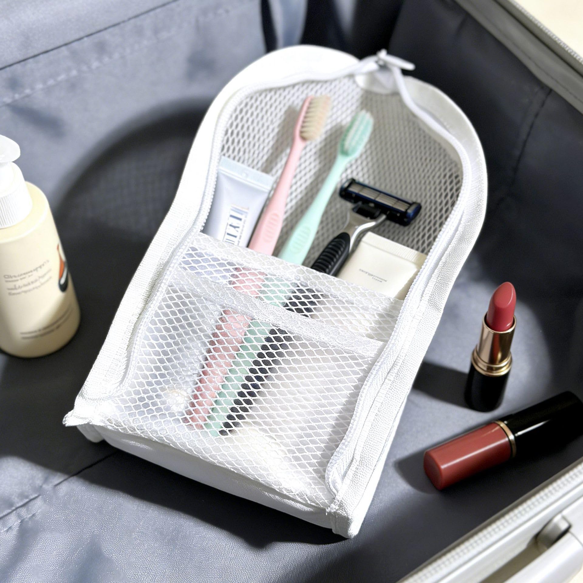 DomesticEdge two bags packed inside carry-on demonstrating space-saving travel benefit