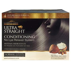 DOMINICAN MAGIC front packaging showing product and benefit of salon-grade smoothing