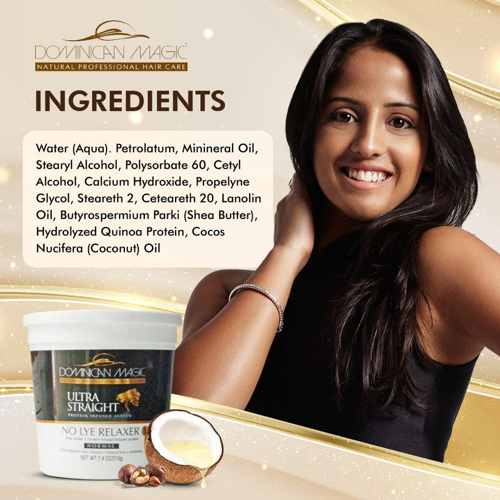 DOMINICAN MAGIC lifestyle salon setting showing professional results at home