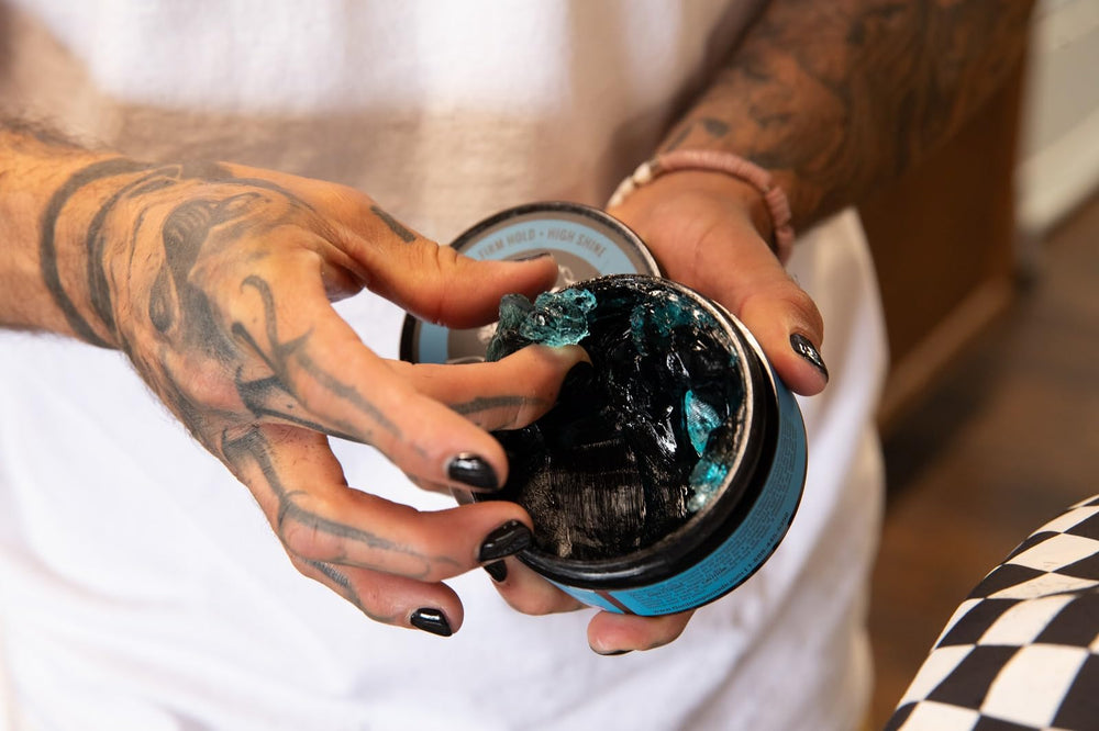 Don Juan pomade in beach setting showing sea breeze scent and fresh grooming