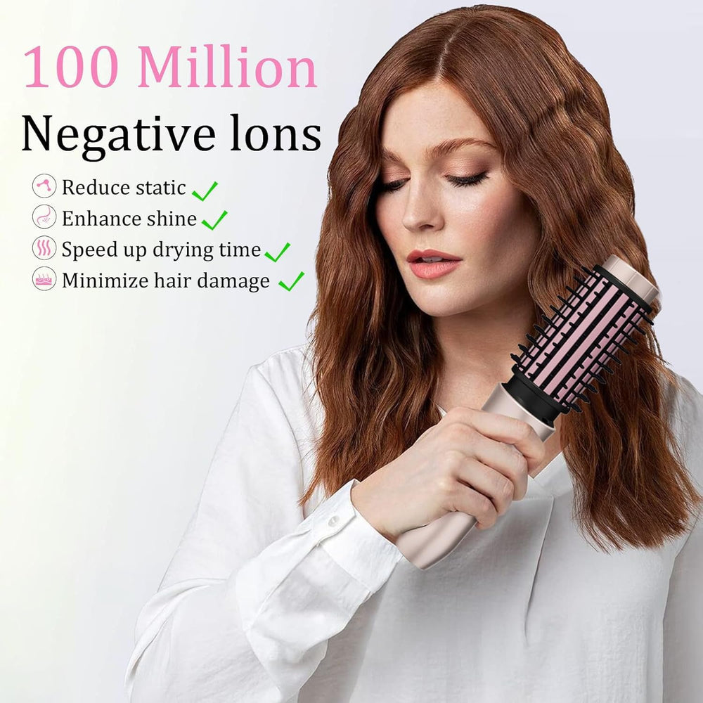 Dongxw in use creating curls showing versatile styling results quickly