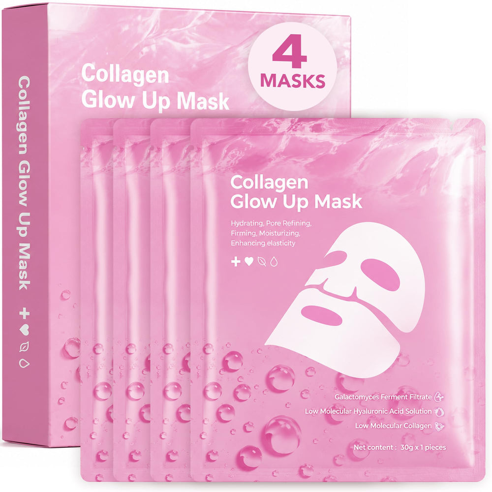 Dongyu front packaging showing four masks and product benefits