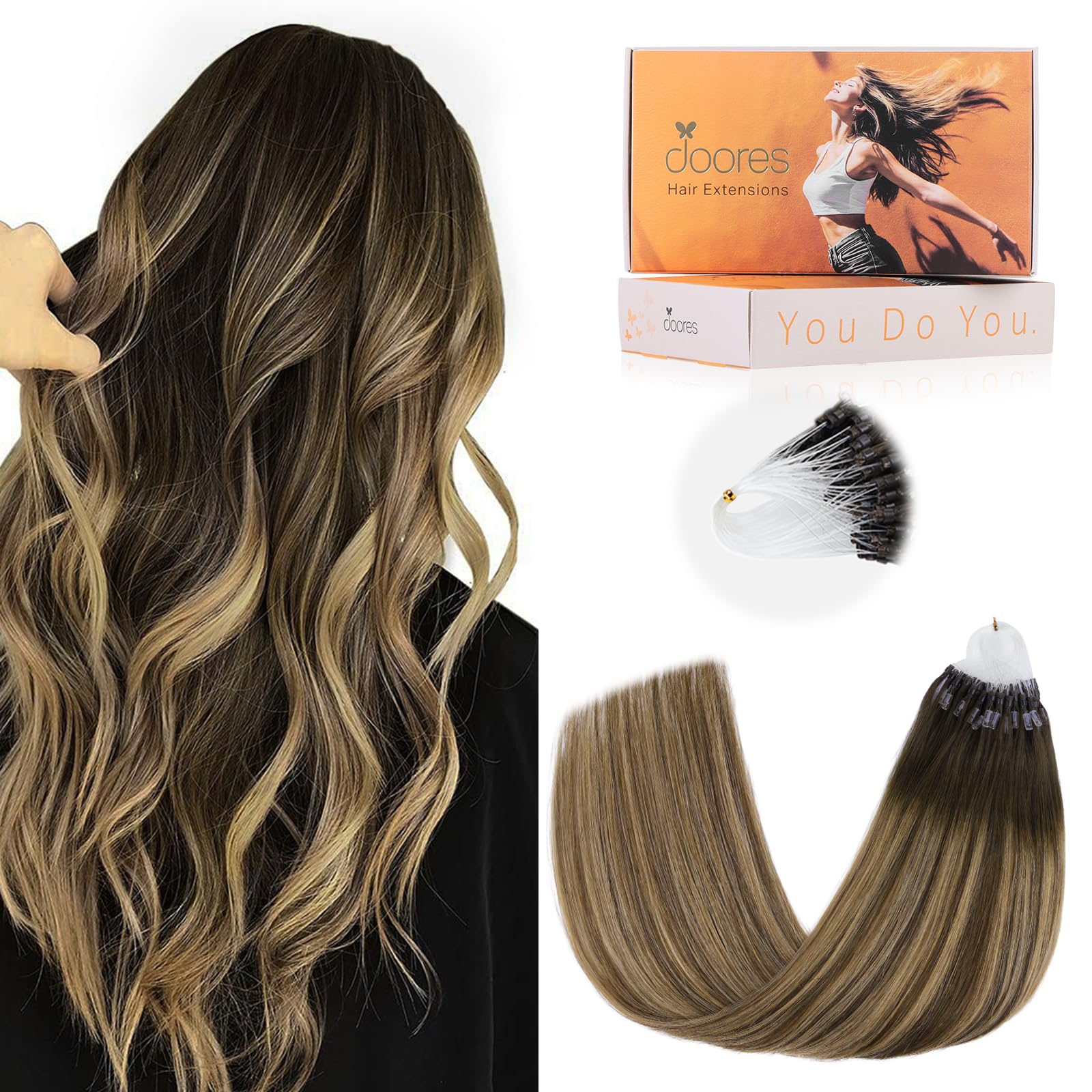 DOORES front packaging showing virgin hair, clear labeling and neat bundles for easy pickup