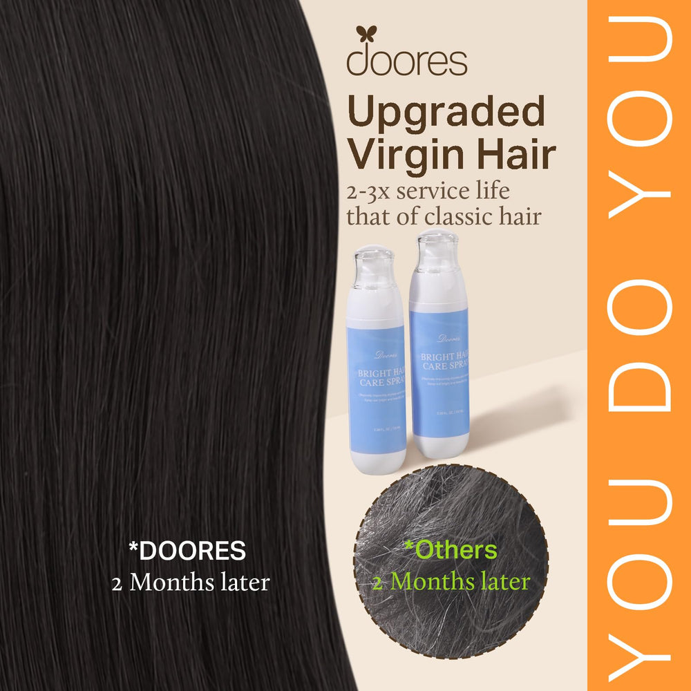 DOORES length comparison on hanger to show available 14"–24" sizing options