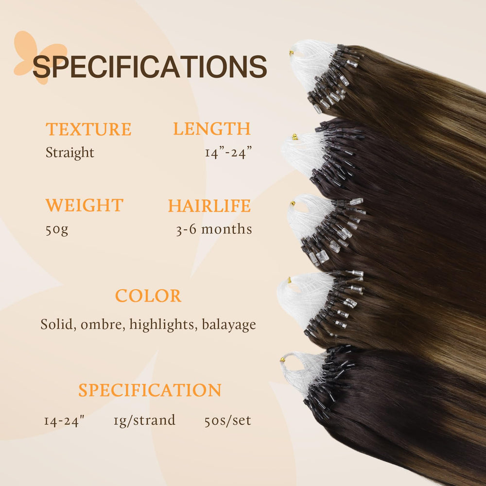 DOORES micro bead close-up showing silicone-lined bead and reduced hair stress benefit