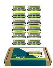 DORCO front packaging showing 12 cartridges and clear labeling for easy storage