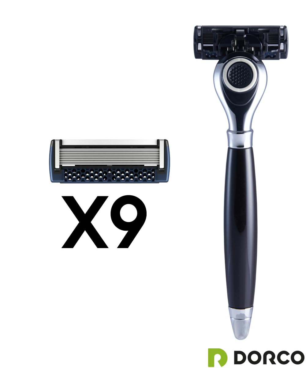 DORCO Classic handle close-up highlighting ergonomics and control