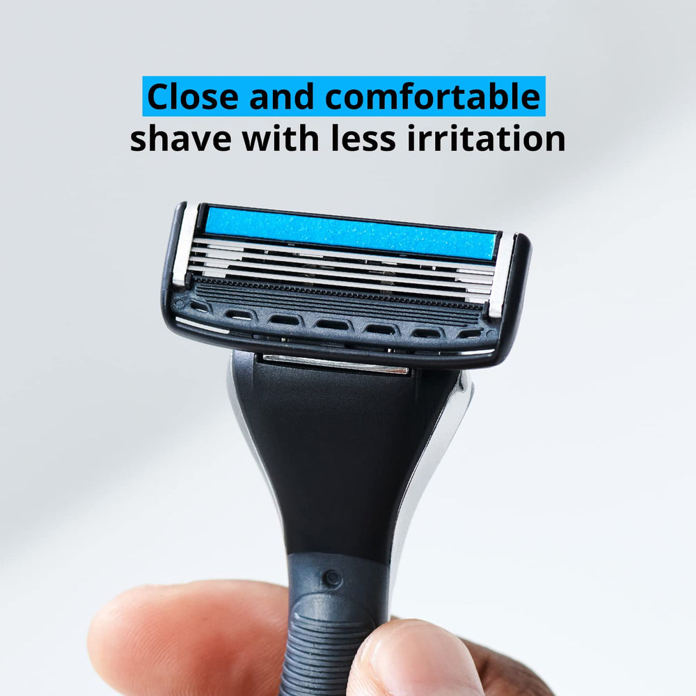 DORCO handle close-up highlighting ergonomic grip for secure control