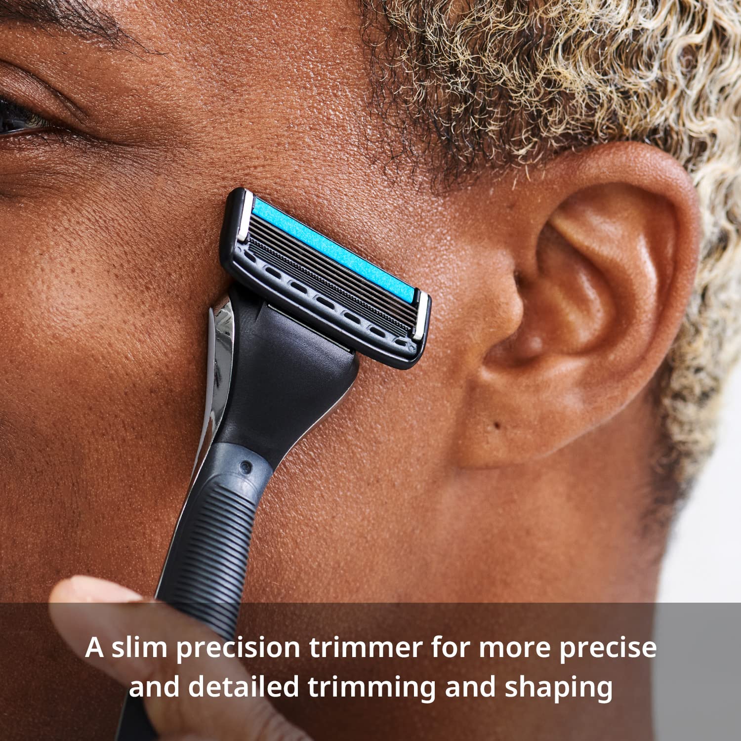 DORCO precision trimmer close-up ideal for sideburns and under-nose detailing