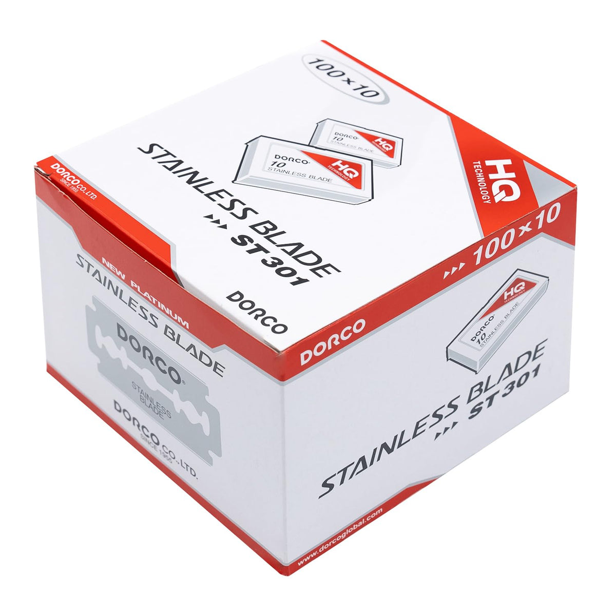 DORCO ST301 front packaging showing 1000-count bulk and branding for value