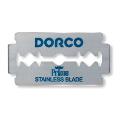 DORCO close-up of blade edge highlighting sharpness for precise shaves
