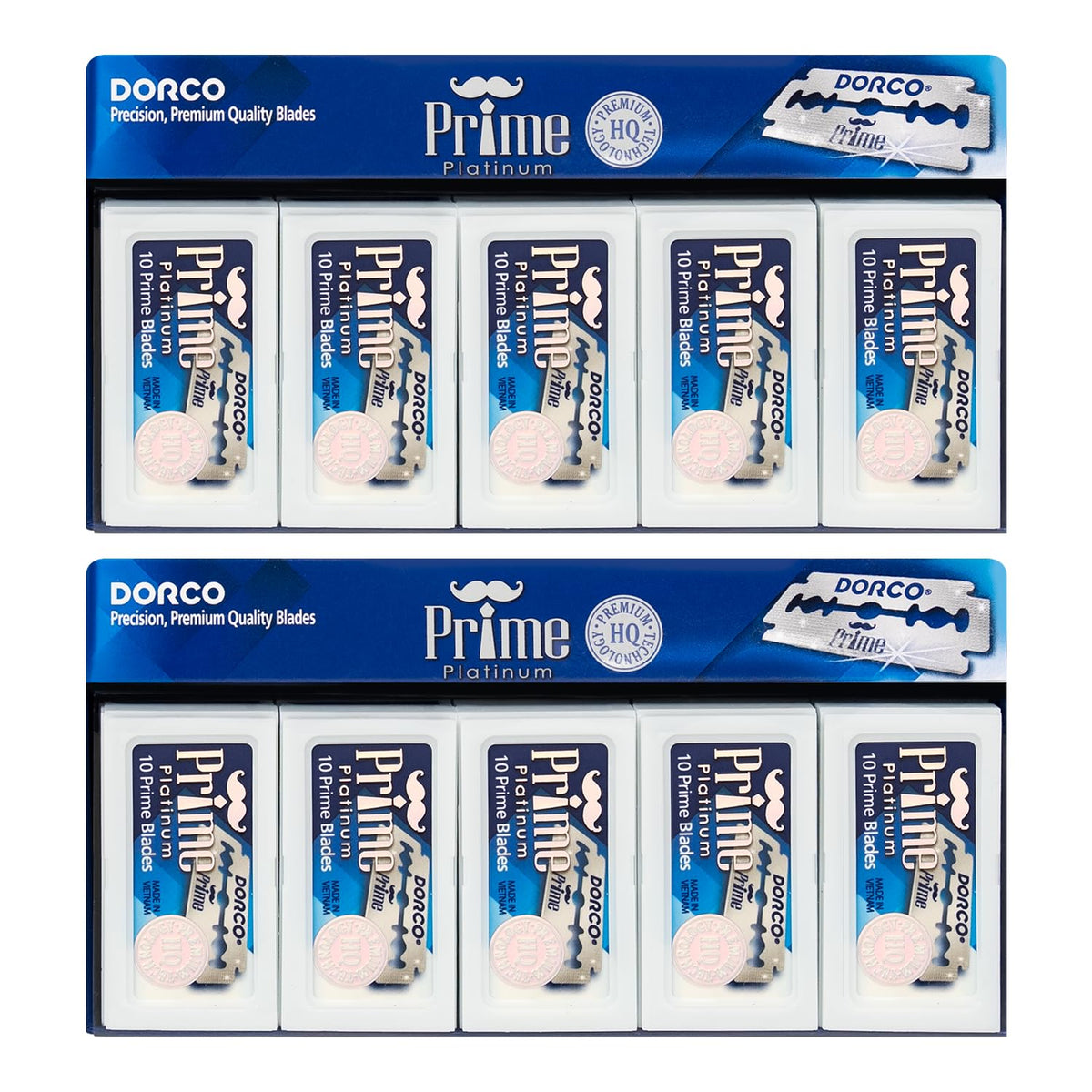 DORCO front packaging showing 200-count benefit and clear labeling