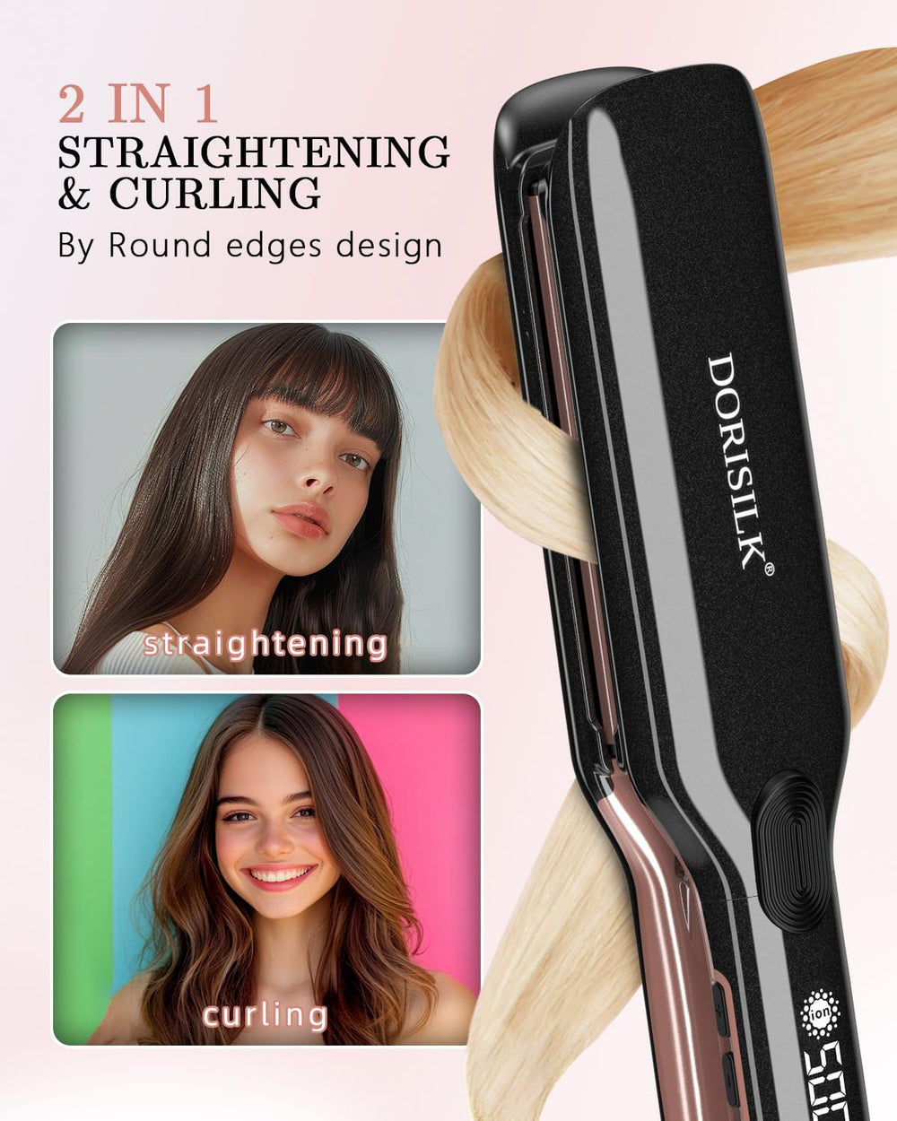 DORISILK used straightening long hair for faster styling benefit