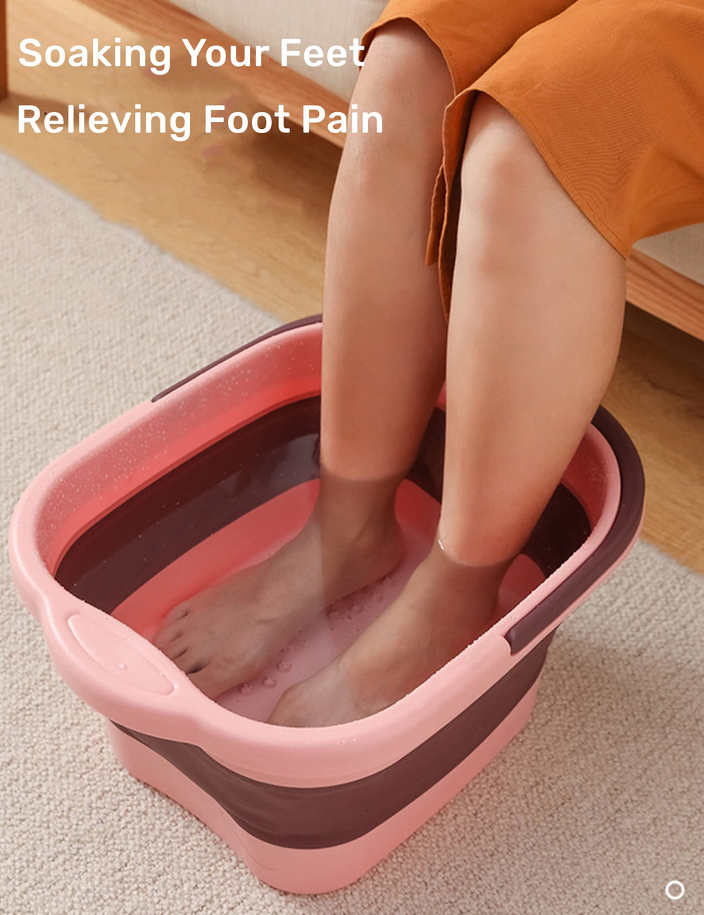 DoroSun used outdoors as multipurpose bucket for camping and cleaning tasks