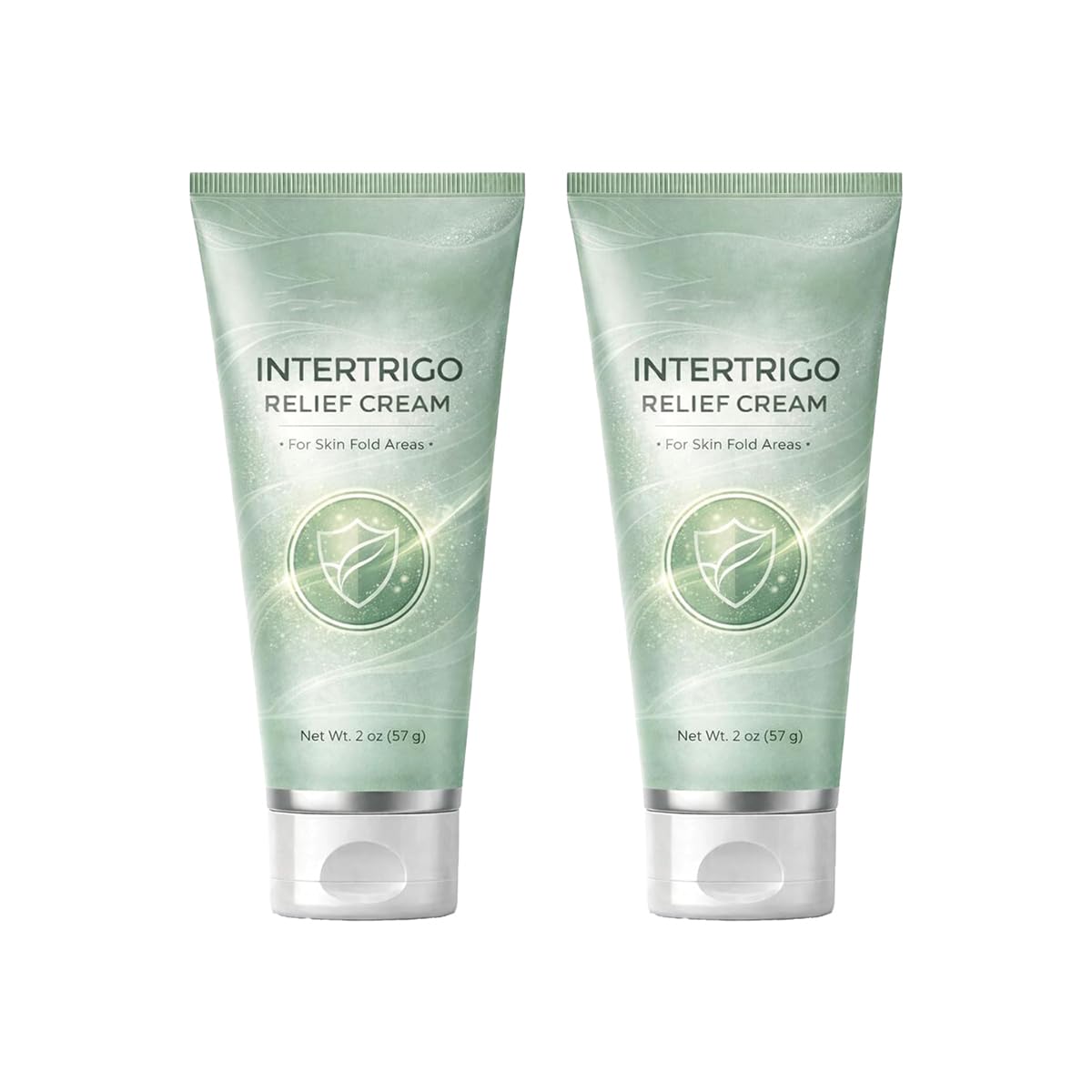 Dosoecse front packaging showing two cream tubes for moisture and friction protection