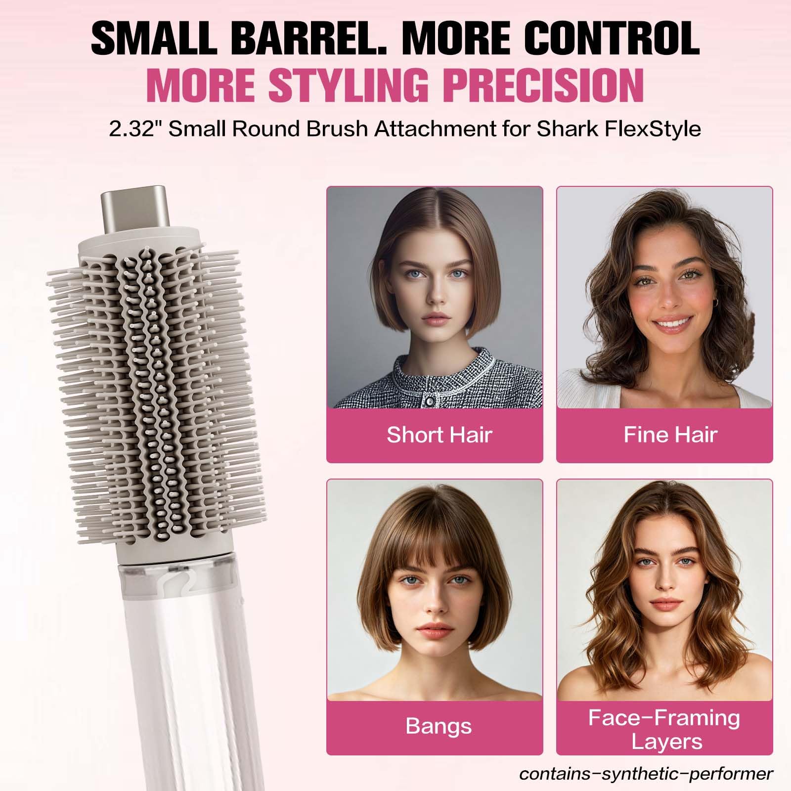 Dotspun barrel close-up highlighting vents for faster, even drying benefit