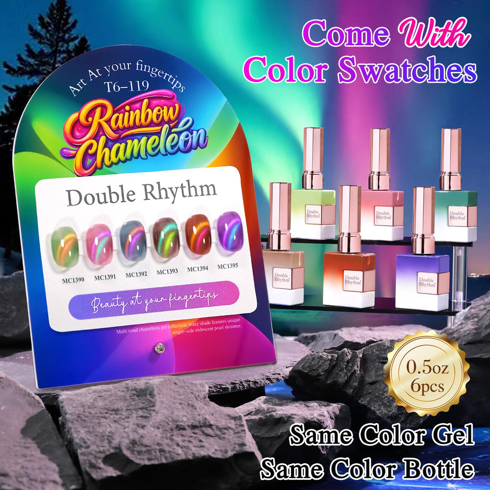Double Rhythm bottle close-up highlighting label and 0.5 oz size for easy identification