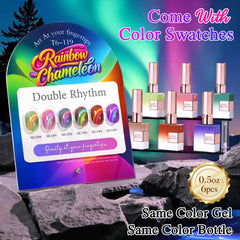 Double Rhythm bottle close-up highlighting label and 0.5 oz size for easy identification