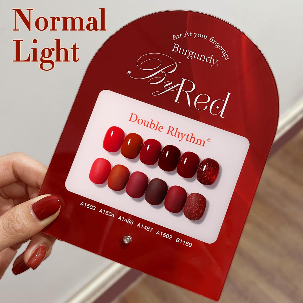 Double Rhythm brush stroke on swatch stick showing smooth pigmentation