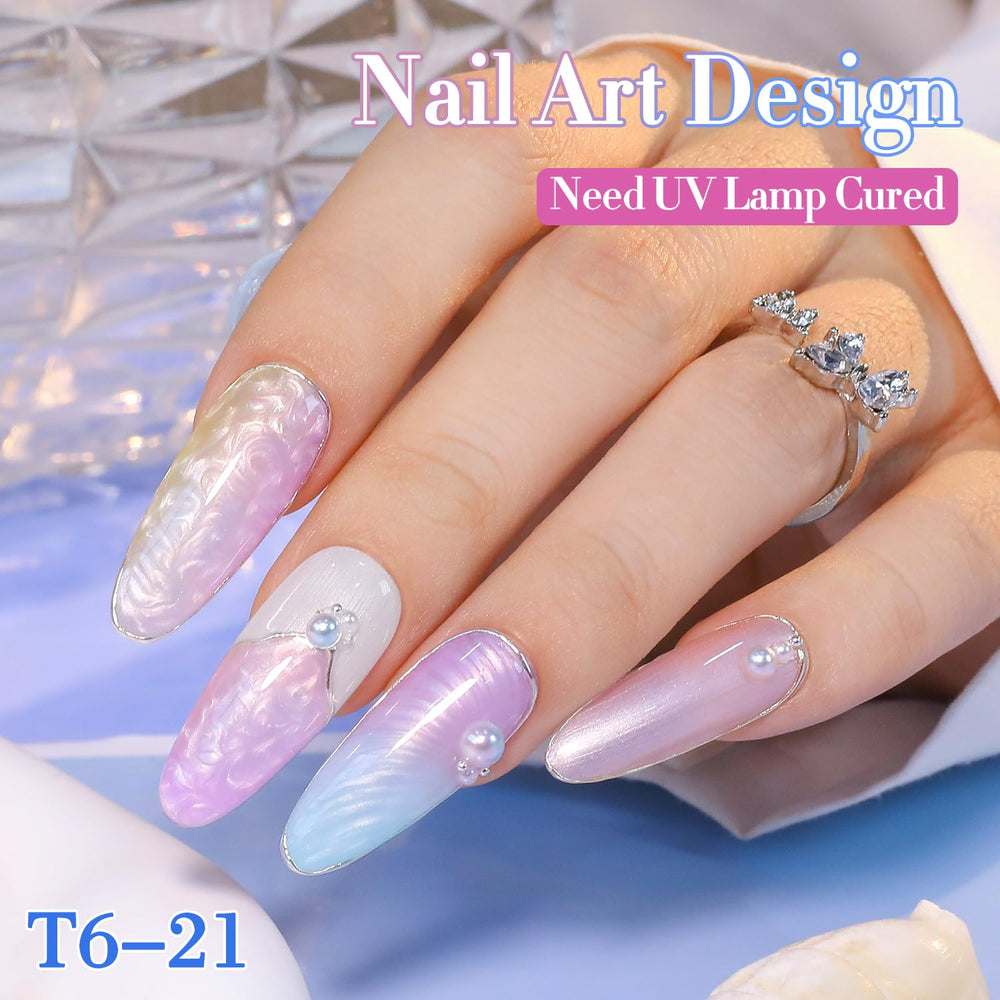 Double Rhythm manicure lifestyle scene showing polished nails and coordinated outfit