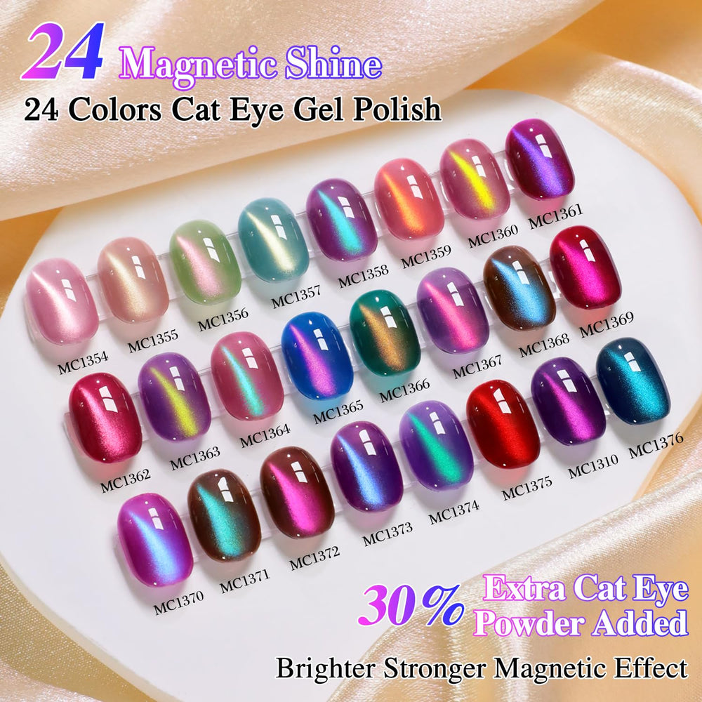 Double Rhythm open kit layout with all 24 color bottles visible