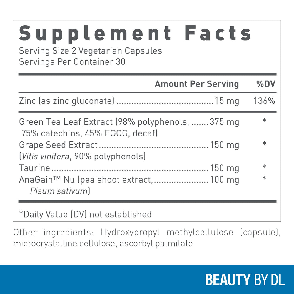 Douglas Laboratories capsules spilled from open bottle showing vegetarian capsules and usability benefit