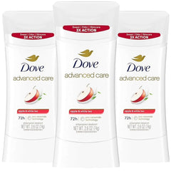 Dove Apple & White Tea front package showing label and scent for long-lasting freshness