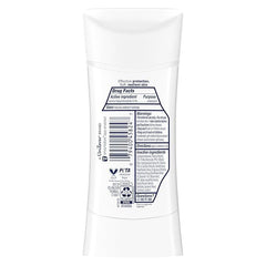 Dove stick close-up showing smooth texture and moisturizing cream benefit