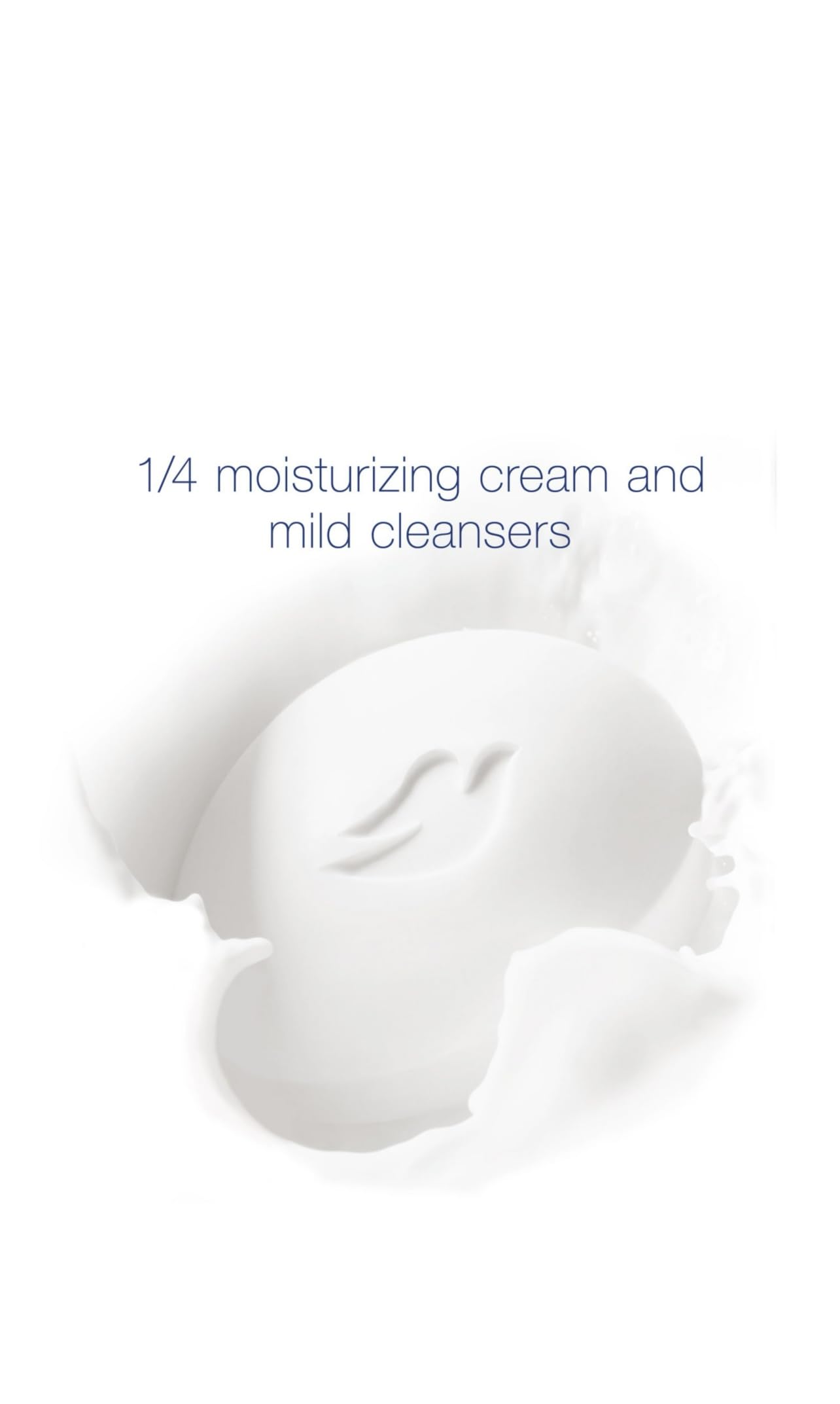 Dove bar lather closeup demonstrating creamy foam and gentle cleanse