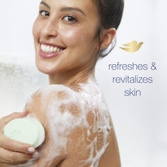Dove bar texture close-up highlighting creamy surface and moisturizing feel