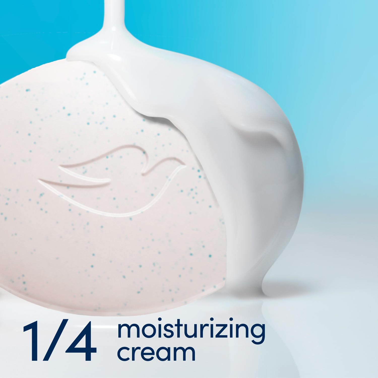Dove bar lather in hand demonstrating creamy, moisturizing foam