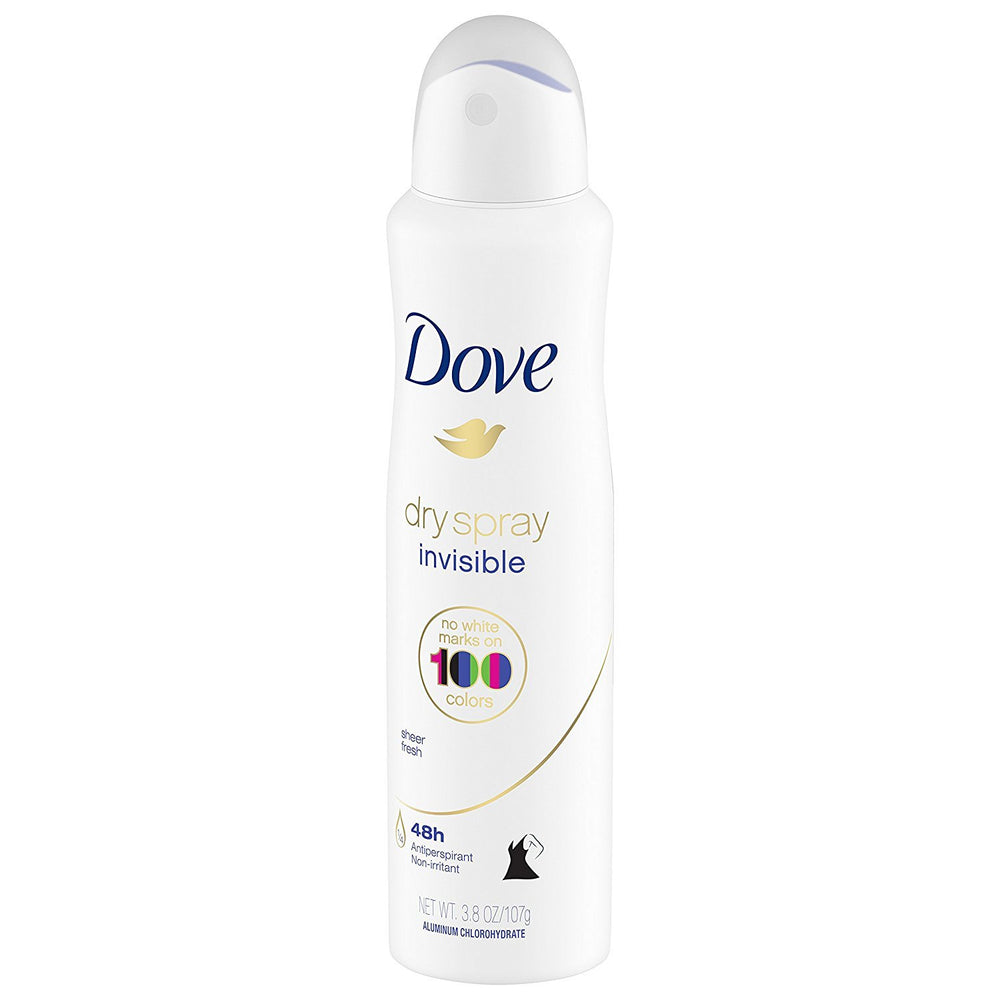 Dove can in hand displaying true size and travel-friendly benefit