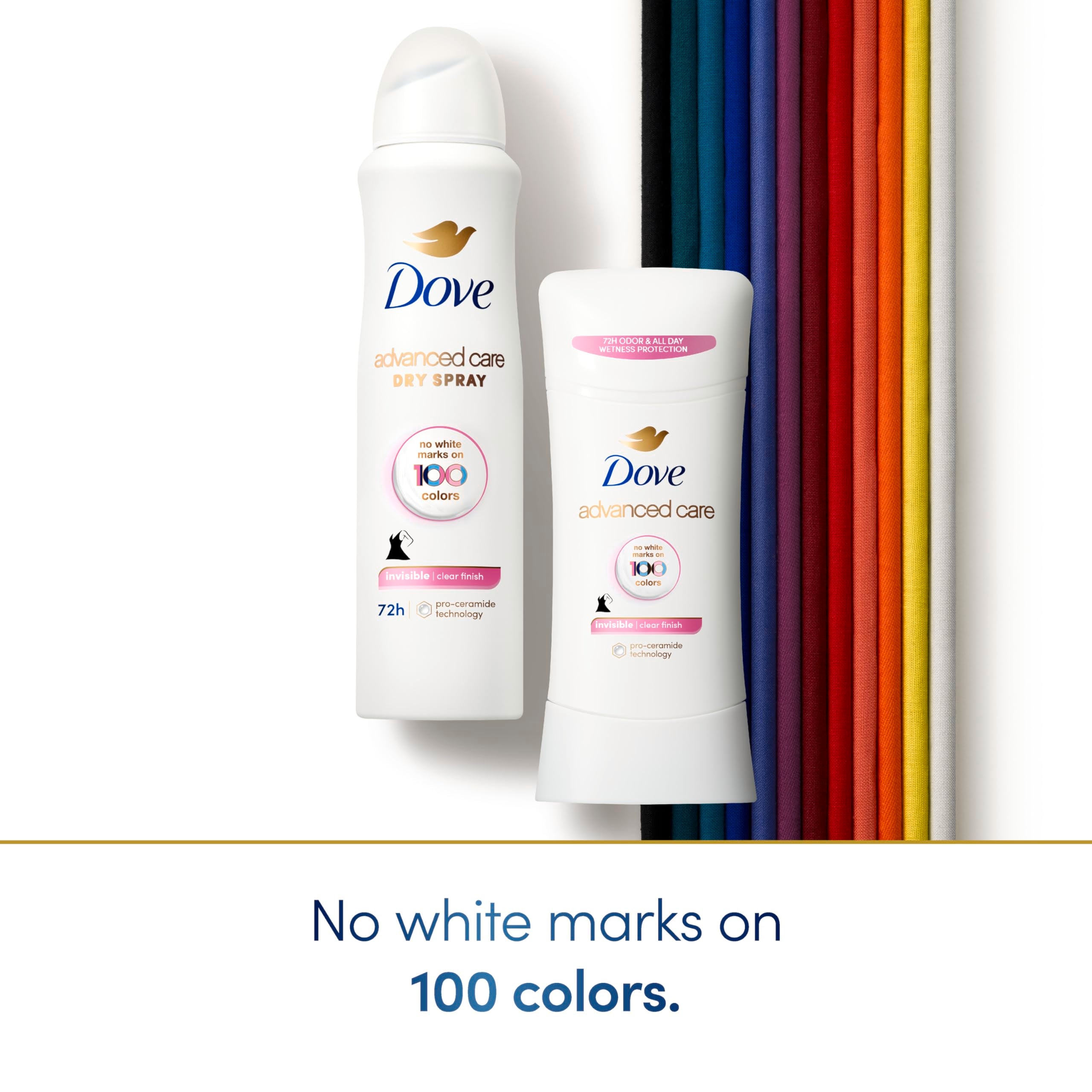 Dove fine spray mist texture demonstrating fast-drying benefit