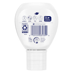 Dove quick-connect cap close-up for no-mess refilling benefit