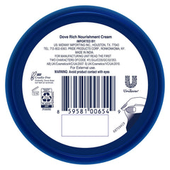 Dove creamy texture close-up highlighting rich moisture and fast absorption benefit