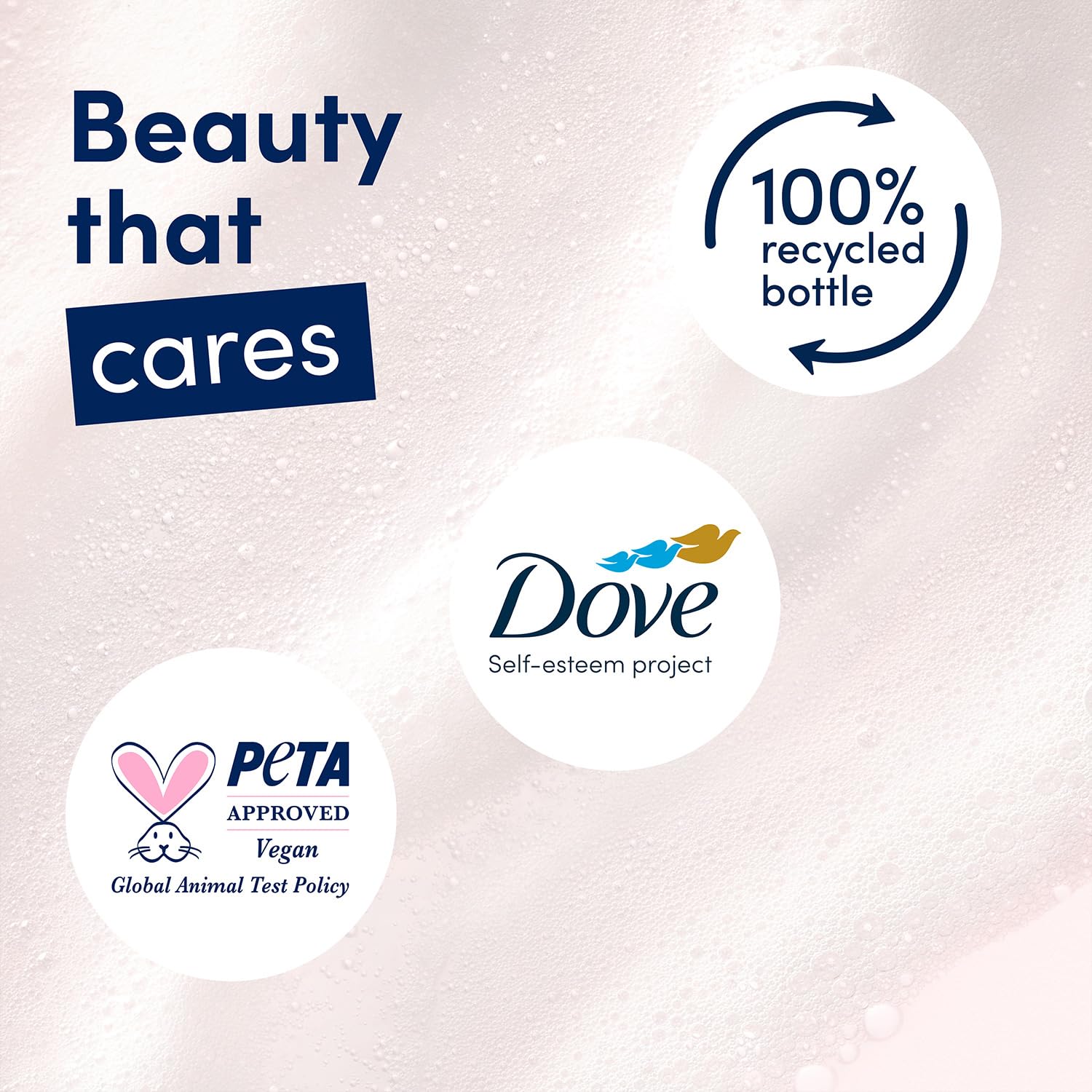 Dove hand wash on kitchen sink showing family-friendly use and moisturized hands