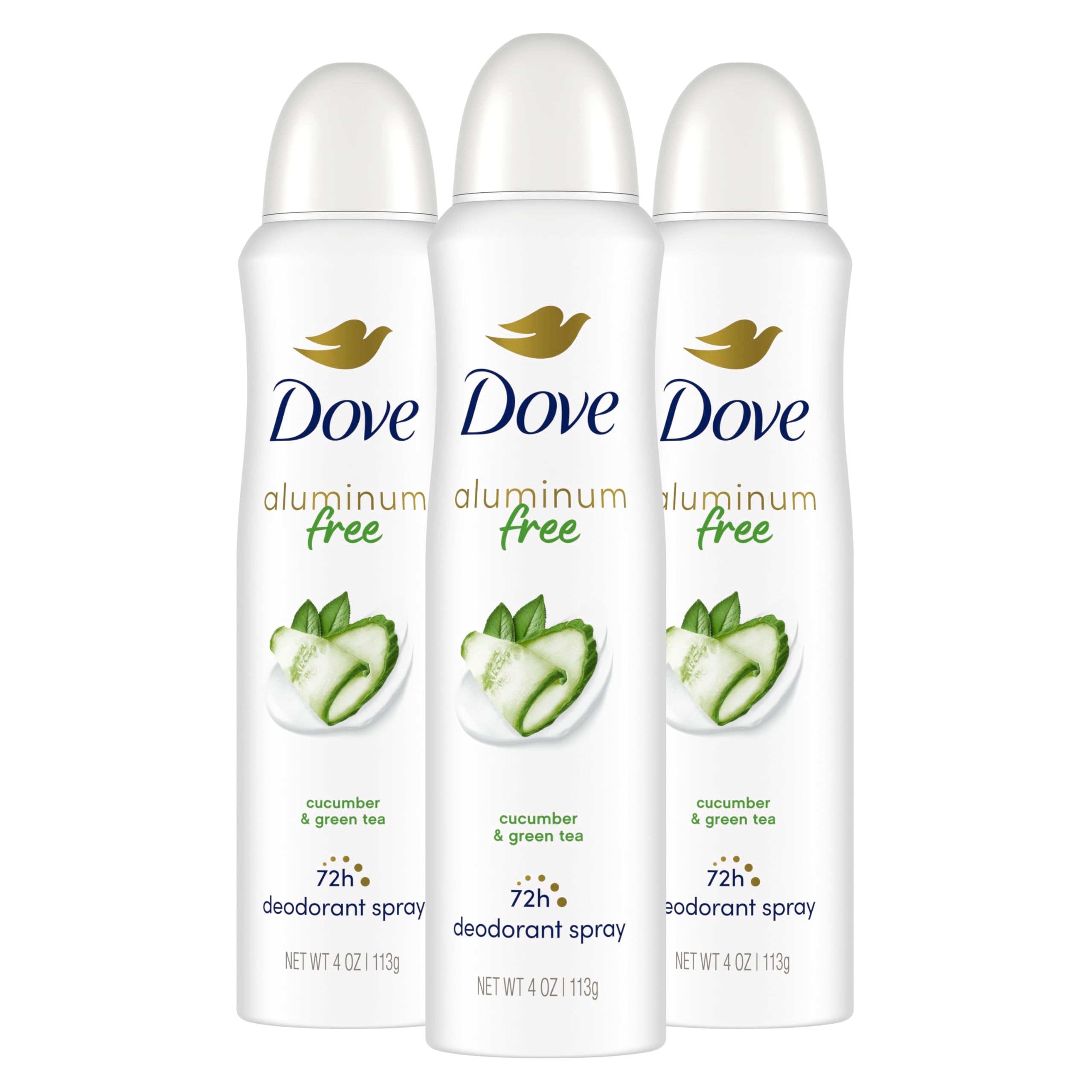 Dove front packaging displaying fragrance and 48h benefit