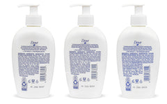 Dove Deeply Nourishing pump close-up highlighting easy dispensing and moisture