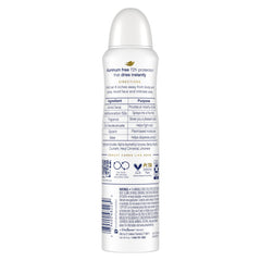Dove close-up nozzle showing easy spray application benefit
