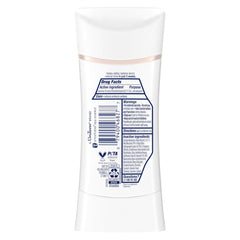 Dove Even Tone stick top view with smooth applicator ready to use