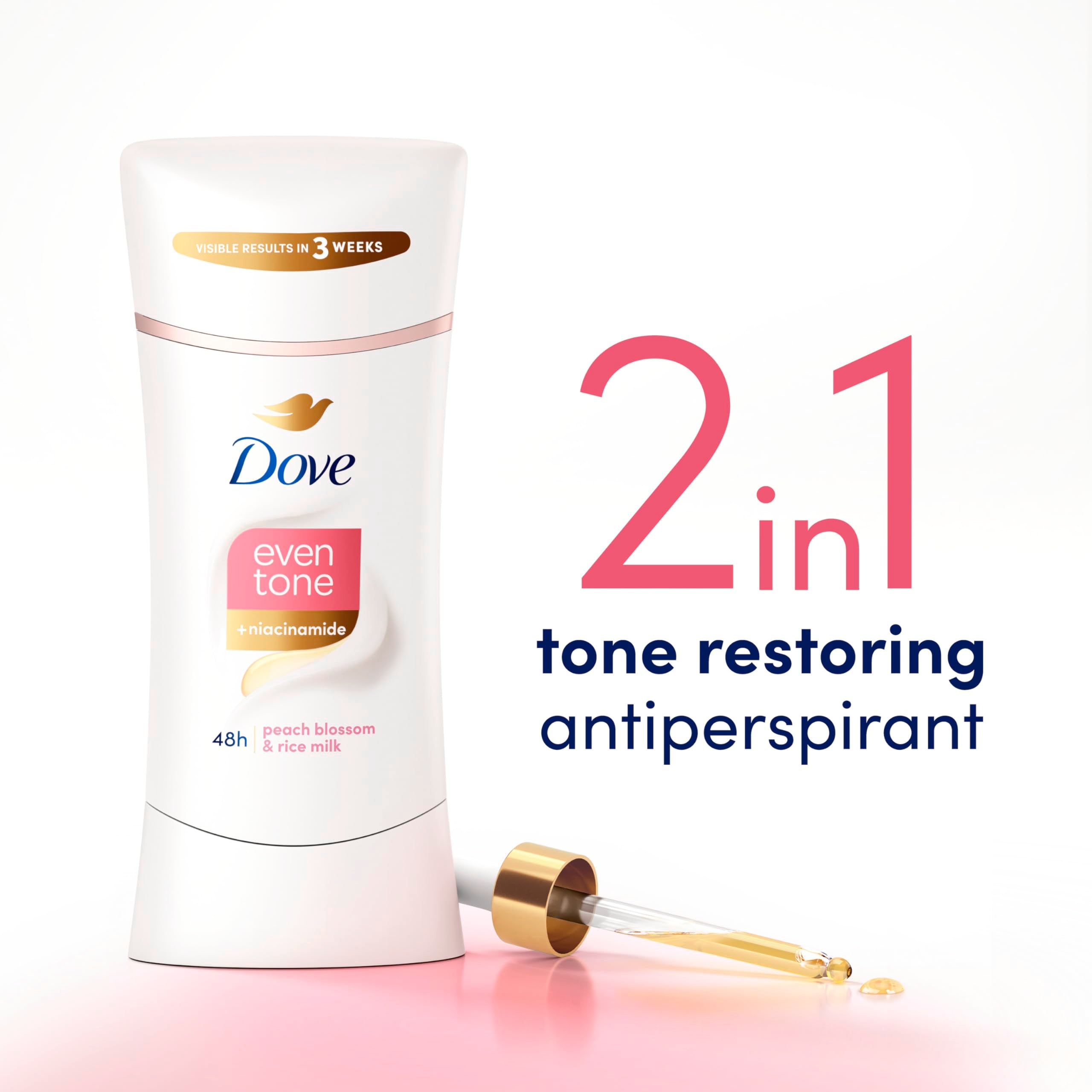 Dove Even Tone creamy texture close-up highlighting smooth glide