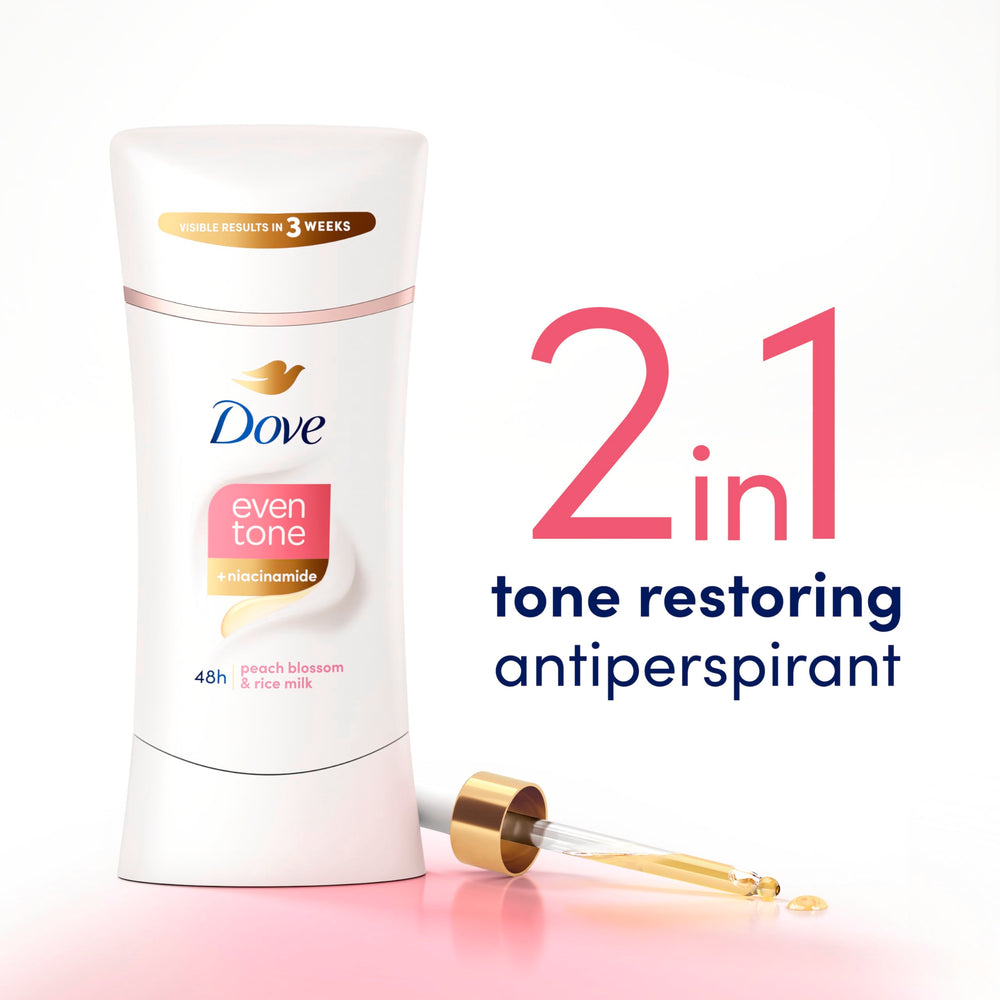 Dove Even Tone creamy texture close-up highlighting smooth glide