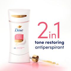 Dove Even Tone creamy texture close-up highlighting smooth glide