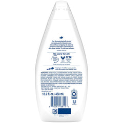 Dove hydrate pump and bottle detail highlighting easy dispensing