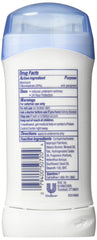 Dove invisible solid stick close-up texture and moisturizing finish for smooth skin