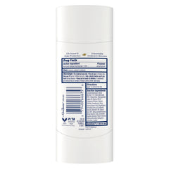 Dove Lavender Fresh stick open with visible product top for easy application benefit
