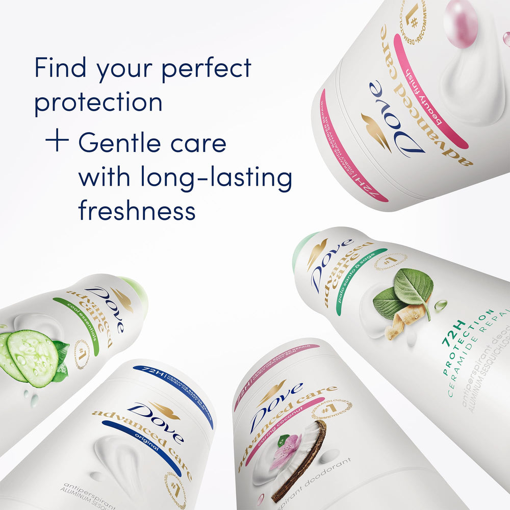 Dove on bathroom counter lifestyle shot showing everyday freshness and convenience benefit