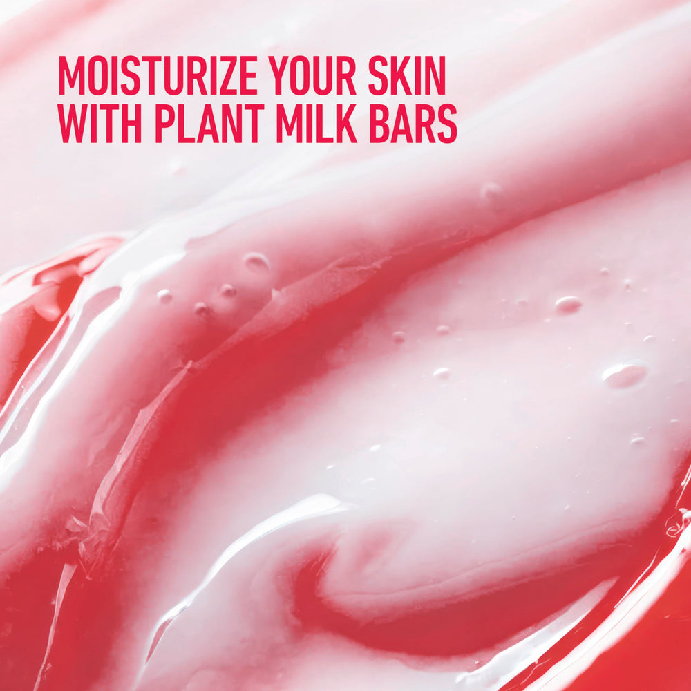 Dove macadamia milk willow lavender bar label highlighting gentle formula